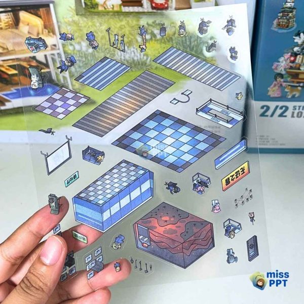 Police Station 3D Sticker Set_Miss PPT 4