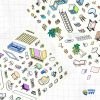 Tropical Villa 3D Sticker Set_Miss PPT 4
